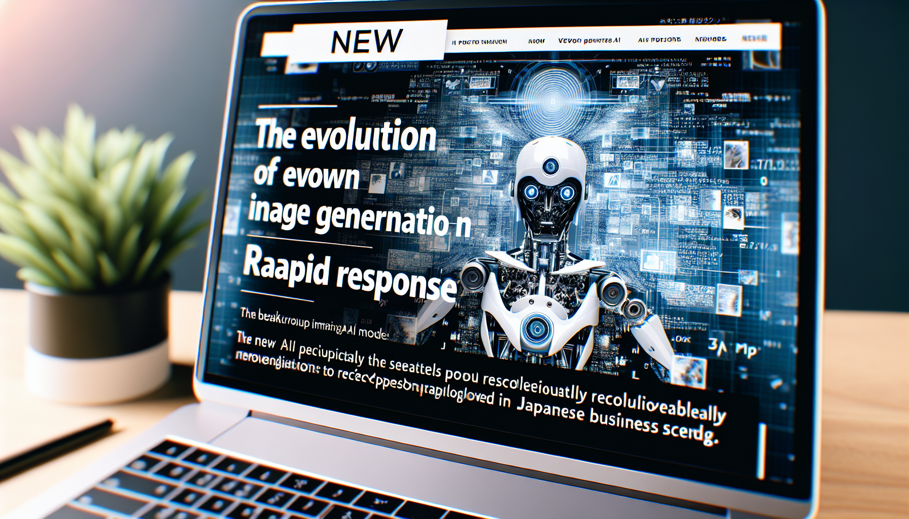 **画像生成AIの進化と日本発の高速対応技術がもたらすデザイン革命**
